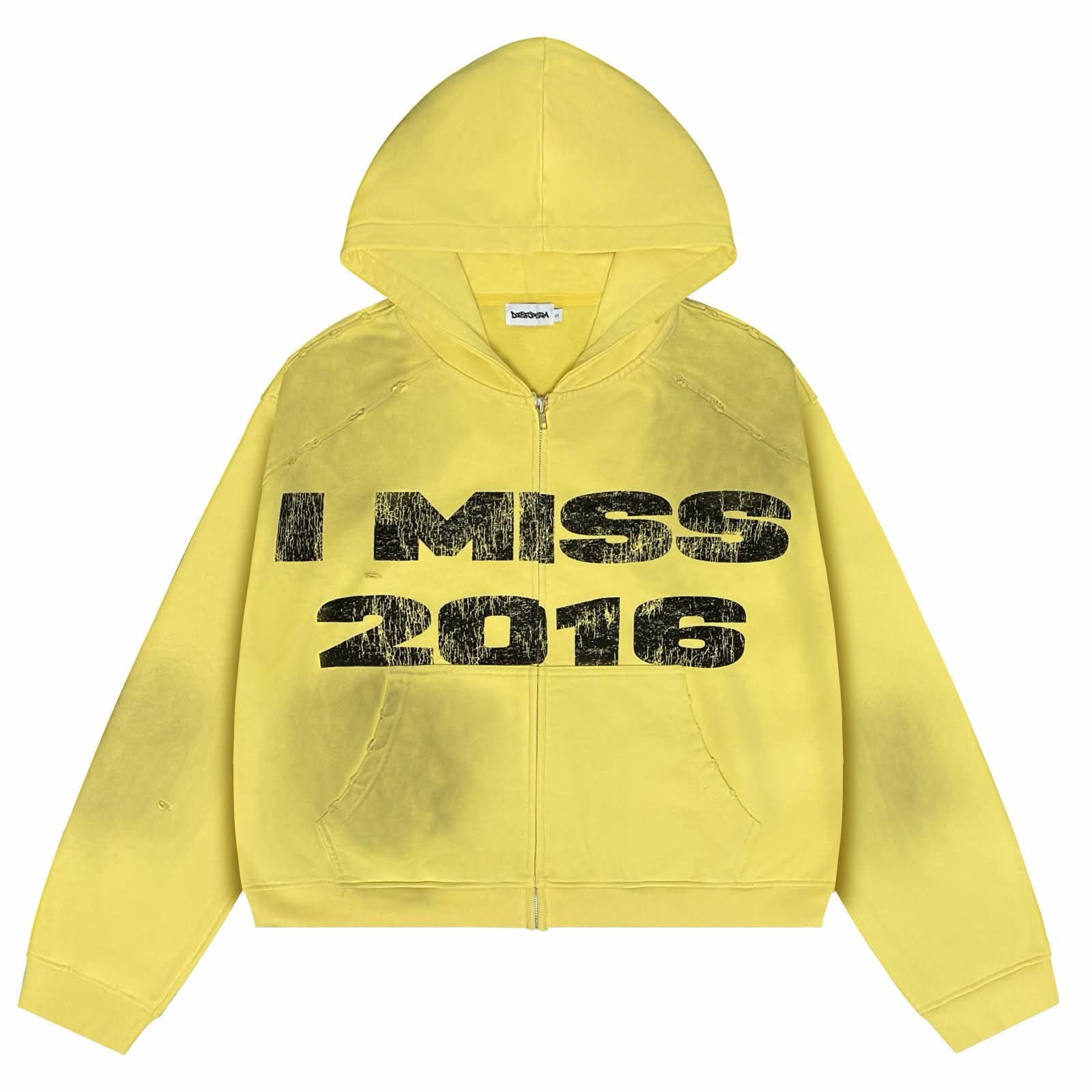 I MISS 2016 HOODIE YELLOW