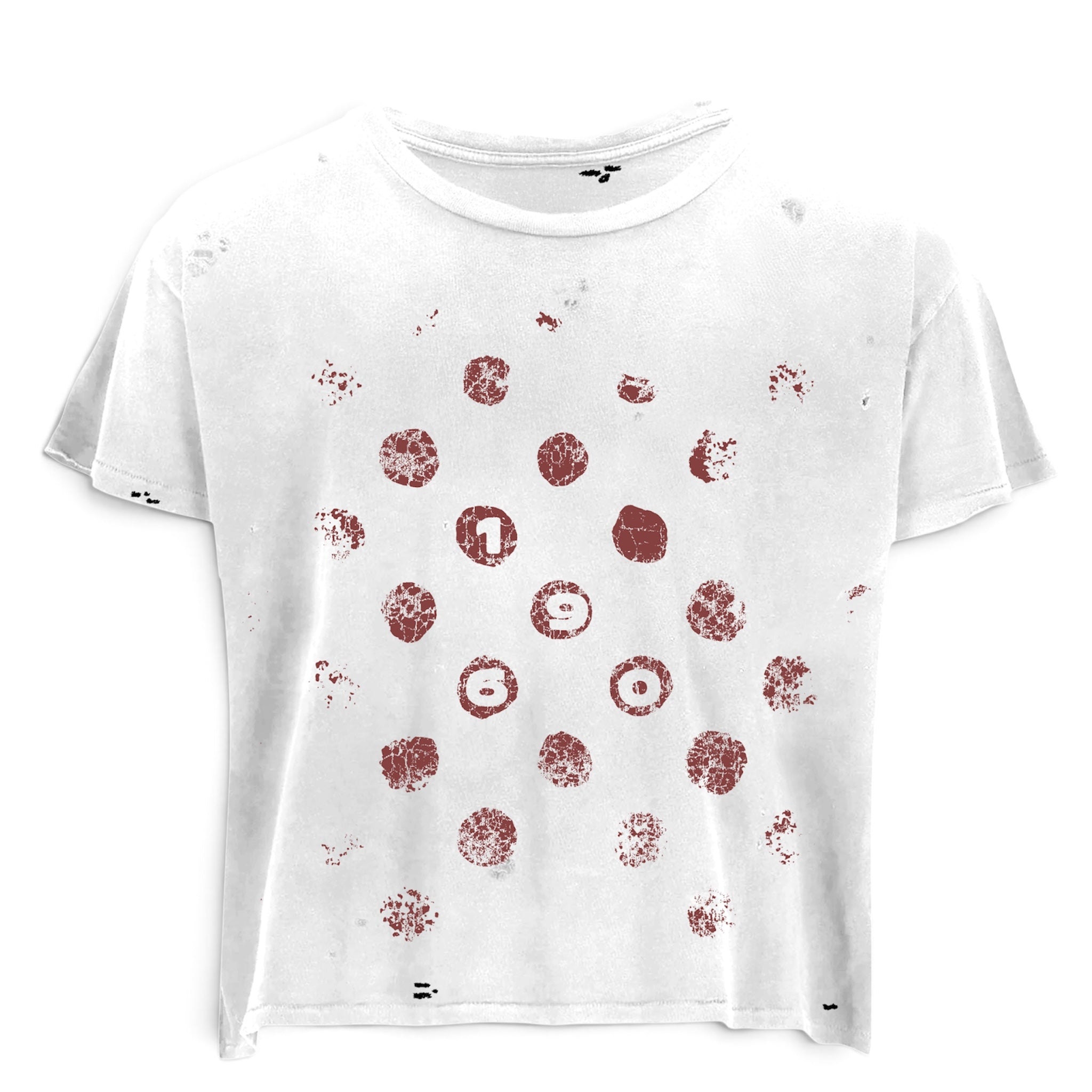 polka dot tee (red)